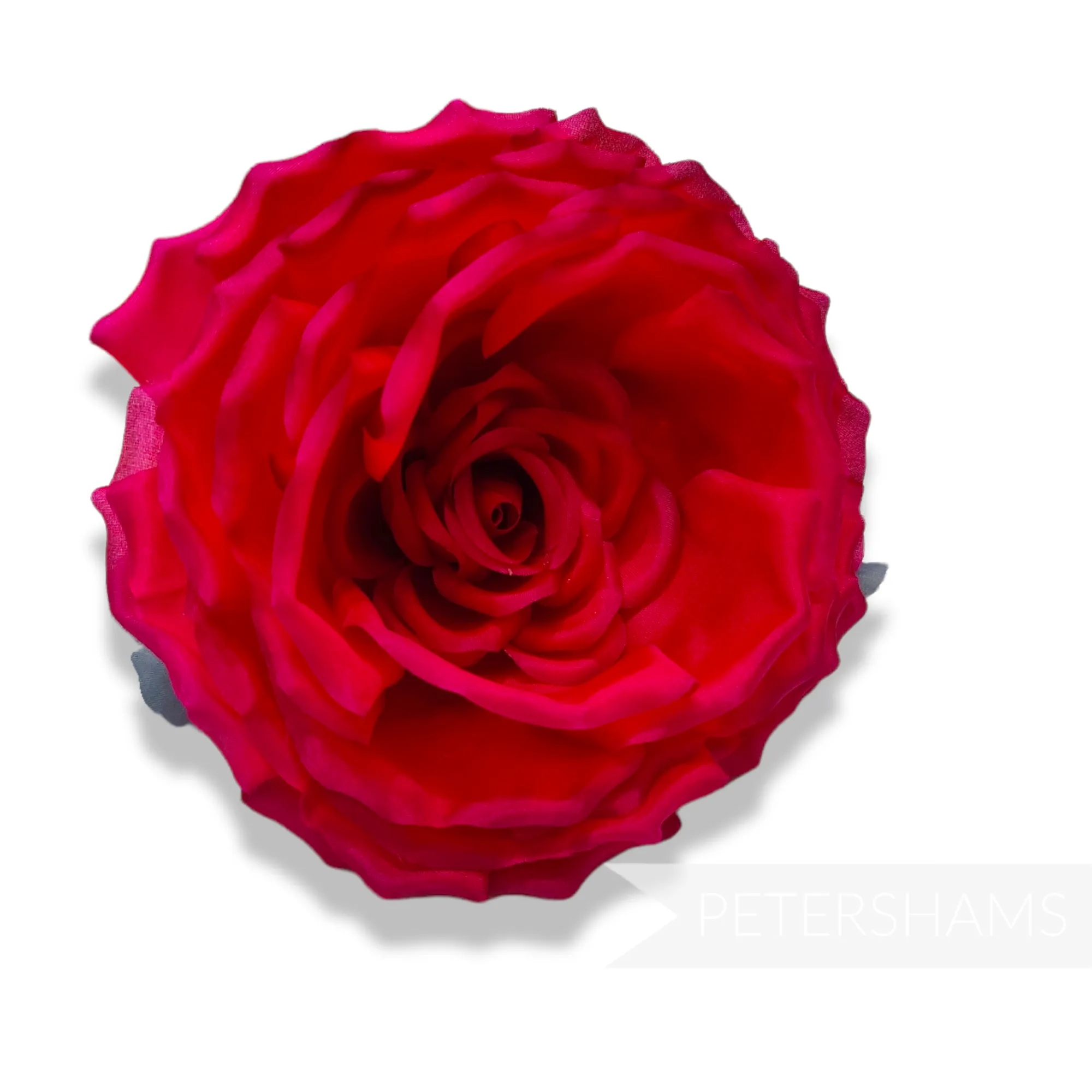 'Micaela' Super Lush 13cm Silk Rose Flower Hat Mount