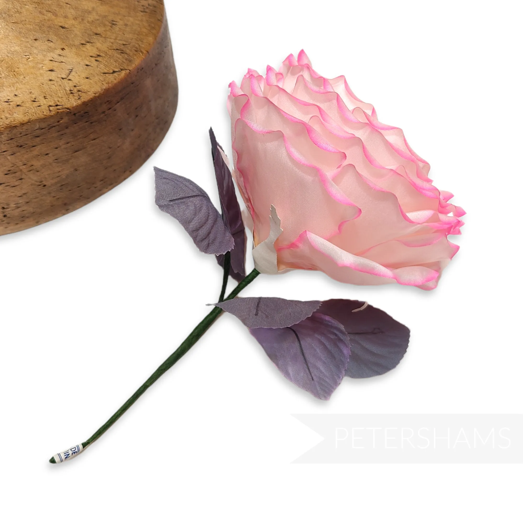 'Micaela' Super Lush 13cm Silk Rose Flower Hat Mount