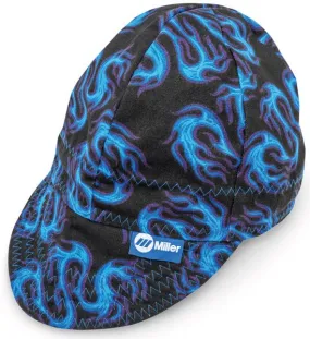 Miller Welding Cap Blue Flame 2 Size 7 3/4 - 286975