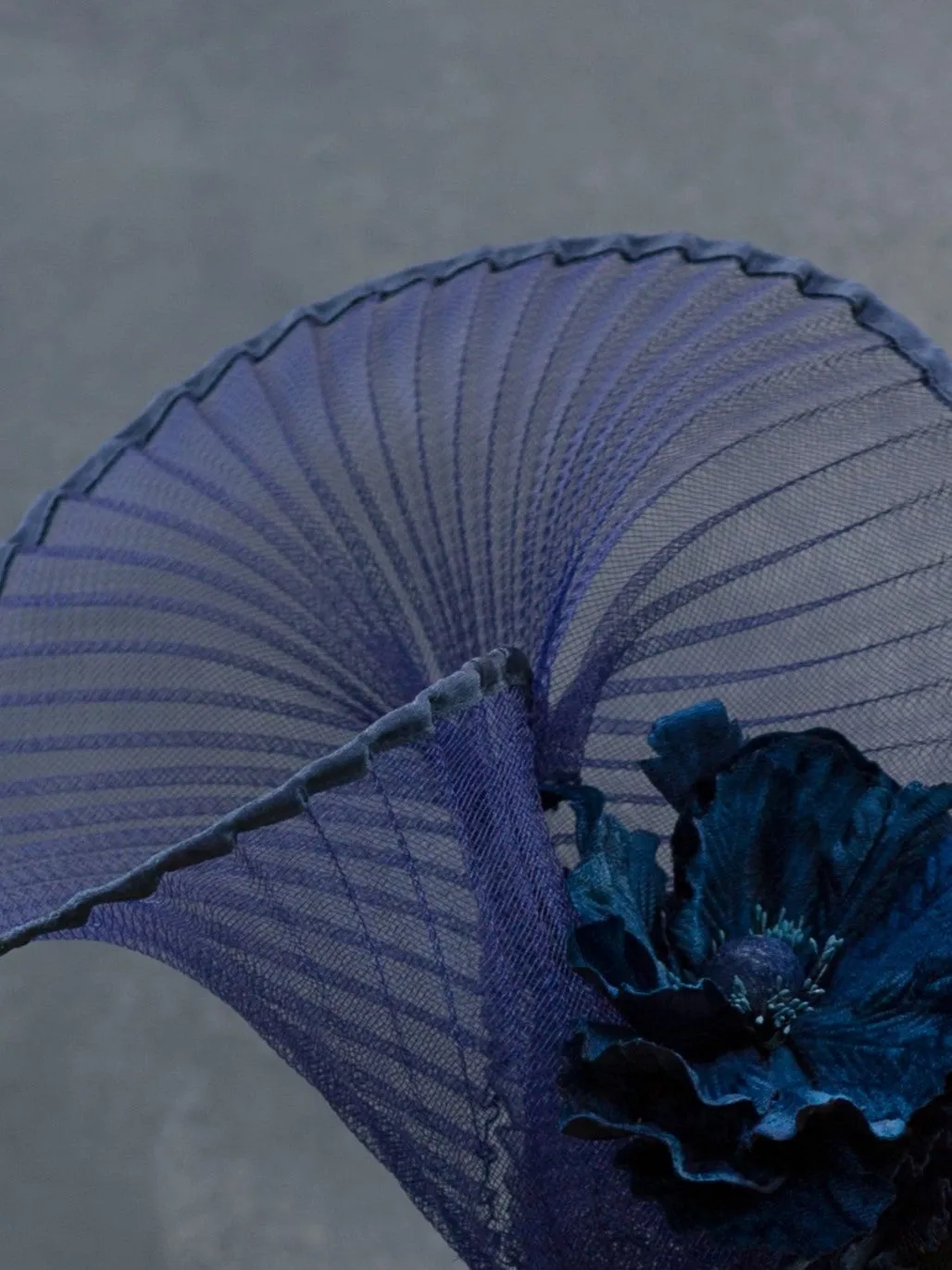 Navy Blue Fascinator For Sale (Lyric)