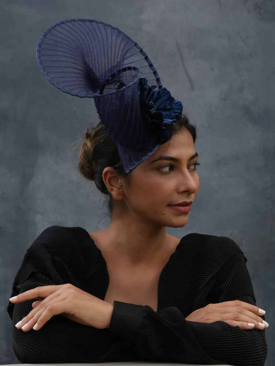 Navy Blue Fascinator For Sale (Lyric)