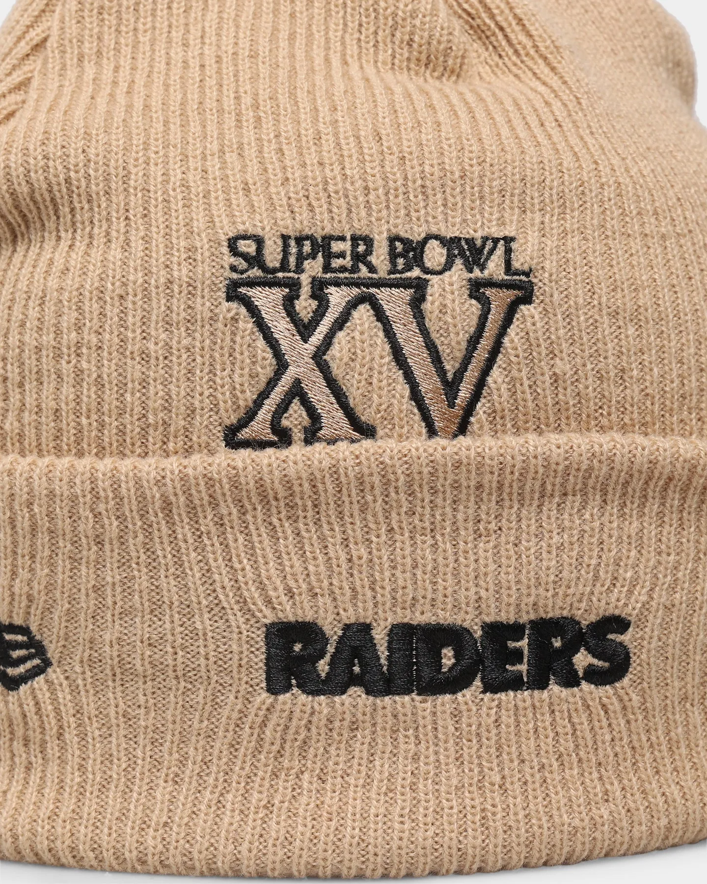 New Era Las Vegas Raiders 'Thin Knit Tumbleweed Black' Beanie Tumbleweed