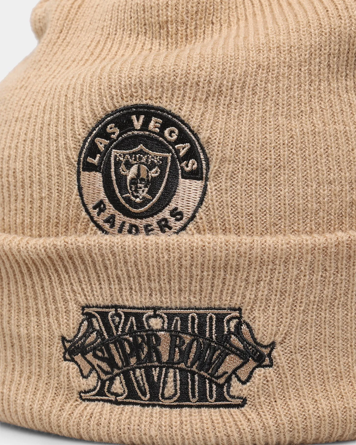New Era Las Vegas Raiders 'Thin Knit Tumbleweed Black' Beanie Tumbleweed