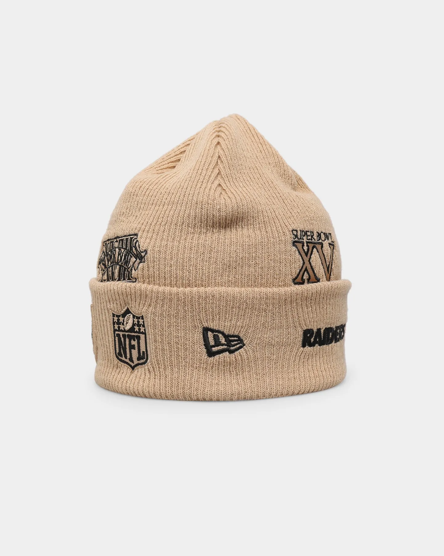 New Era Las Vegas Raiders 'Thin Knit Tumbleweed Black' Beanie Tumbleweed