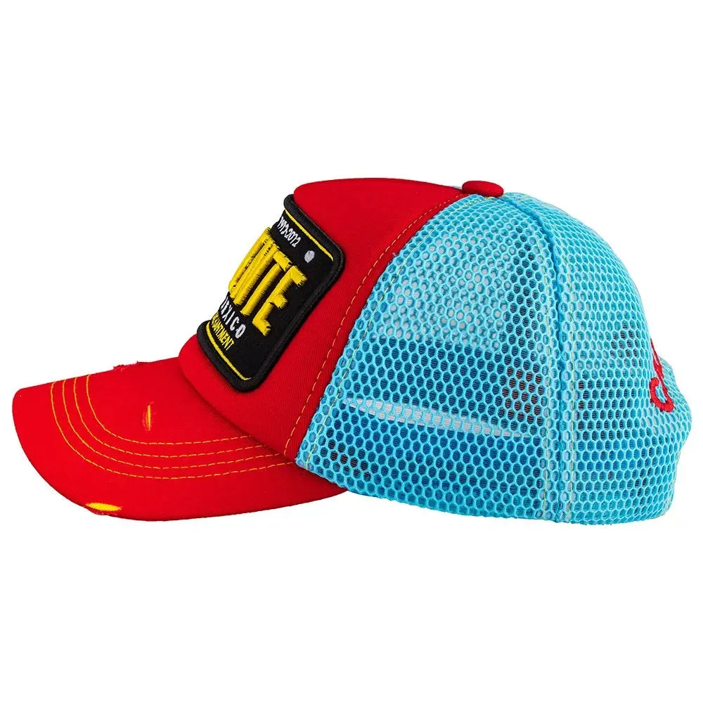 New Mexico Red/Red/Blue Cap – Caliente Special Collection