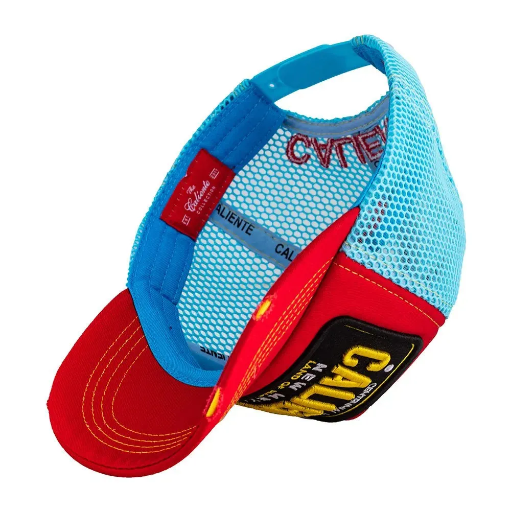 New Mexico Red/Red/Blue Cap – Caliente Special Collection