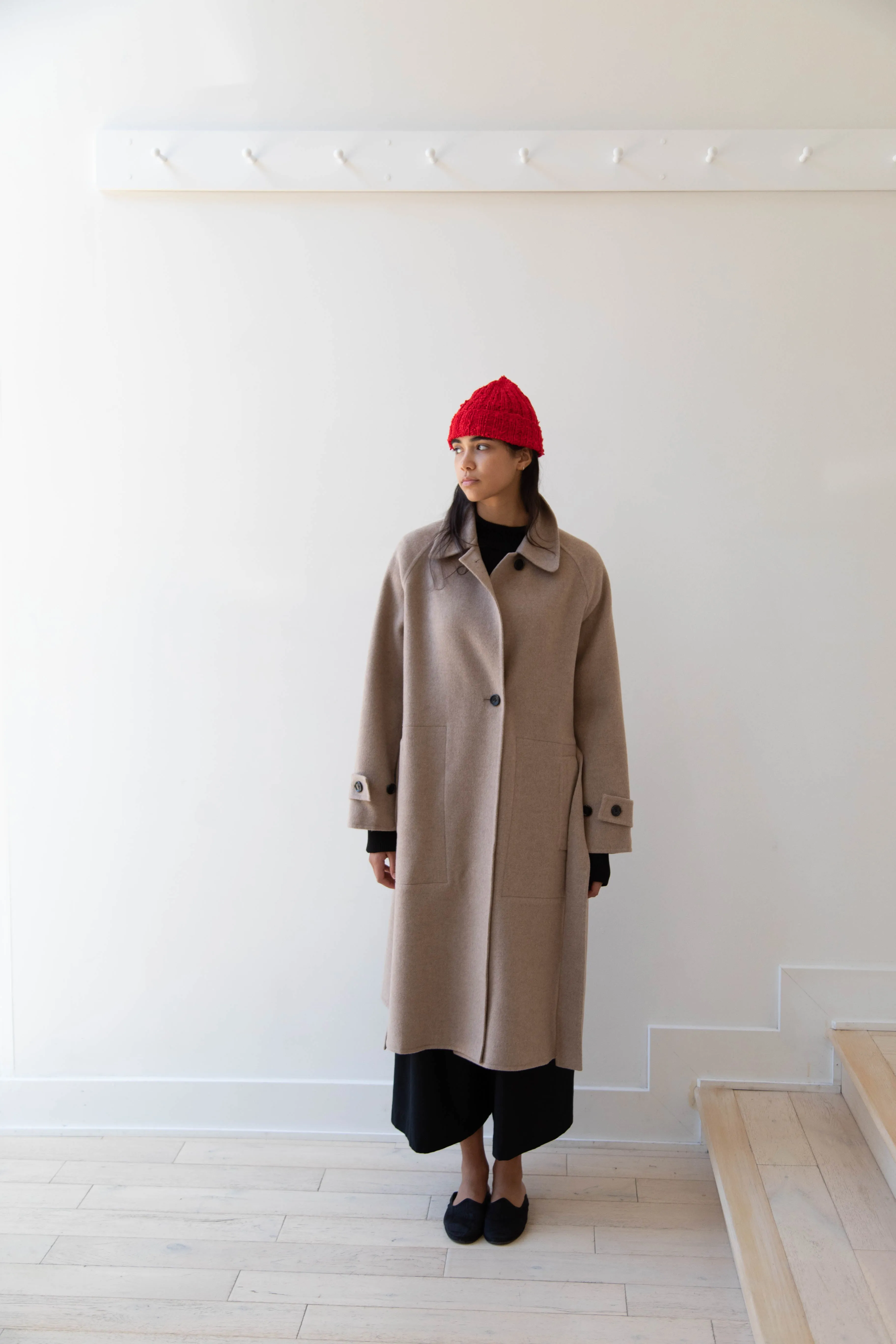 Nitto Gorro Hat in Red Silk