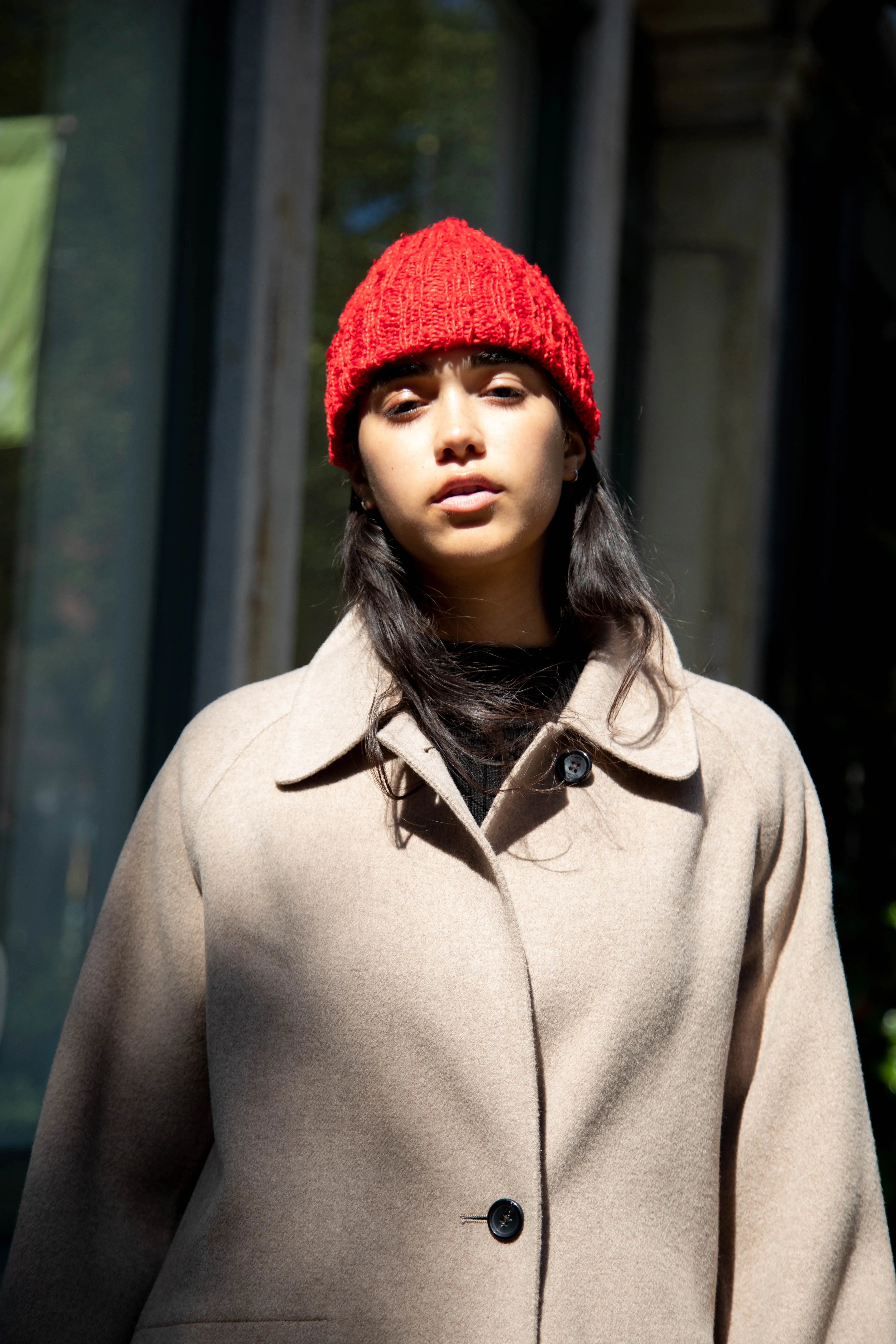Nitto Gorro Hat in Red Silk