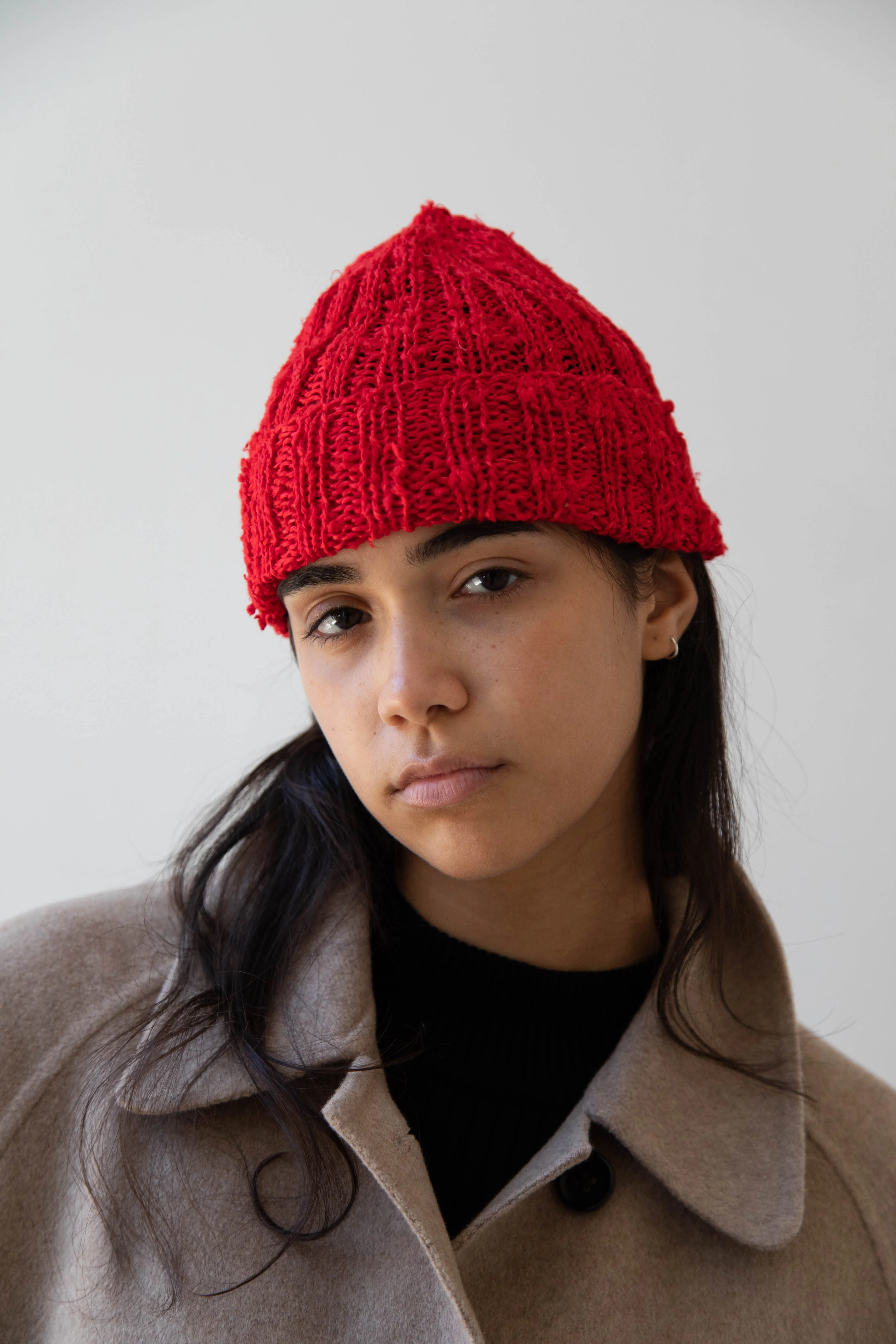 Nitto Gorro Hat in Red Silk