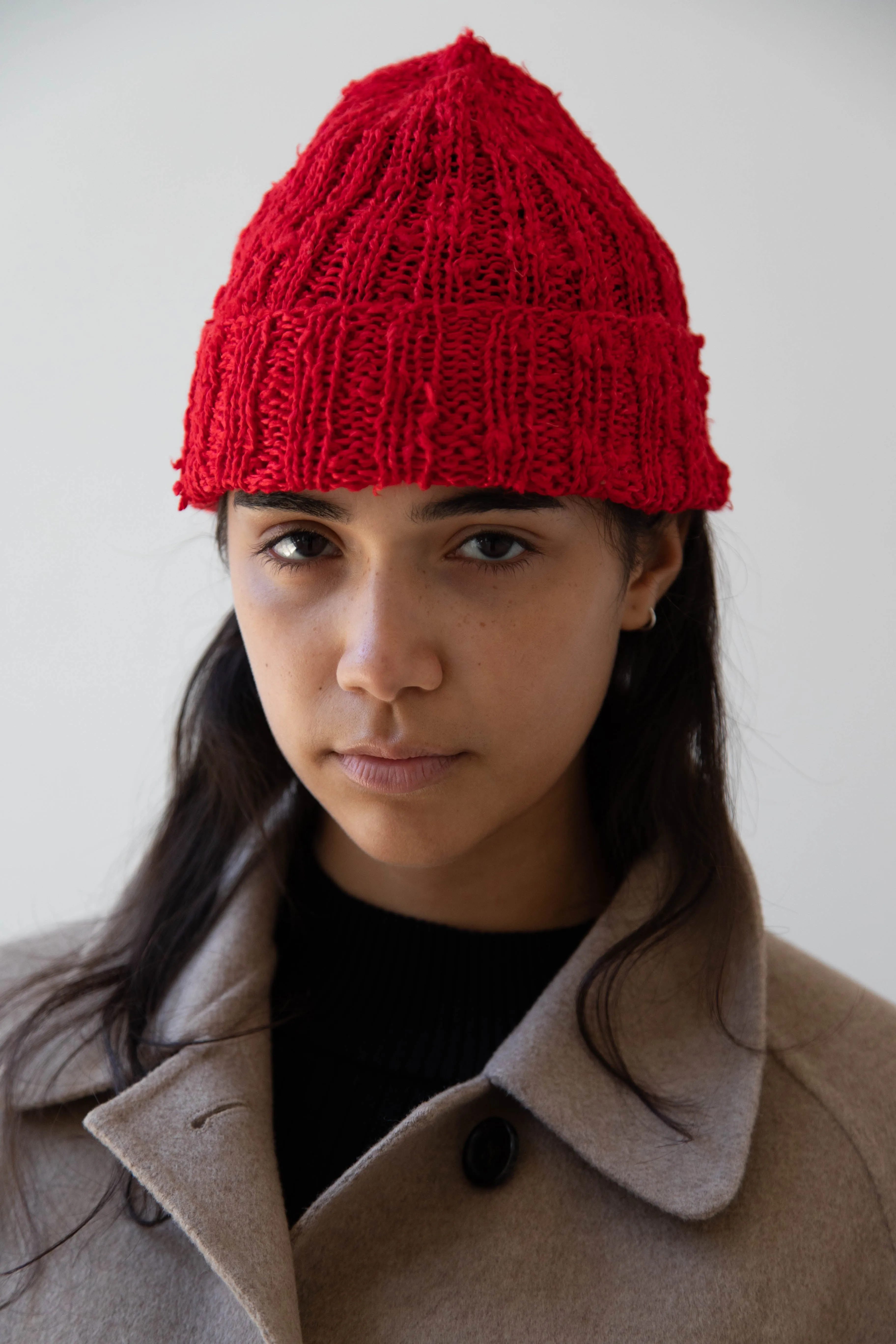 Nitto Gorro Hat in Red Silk