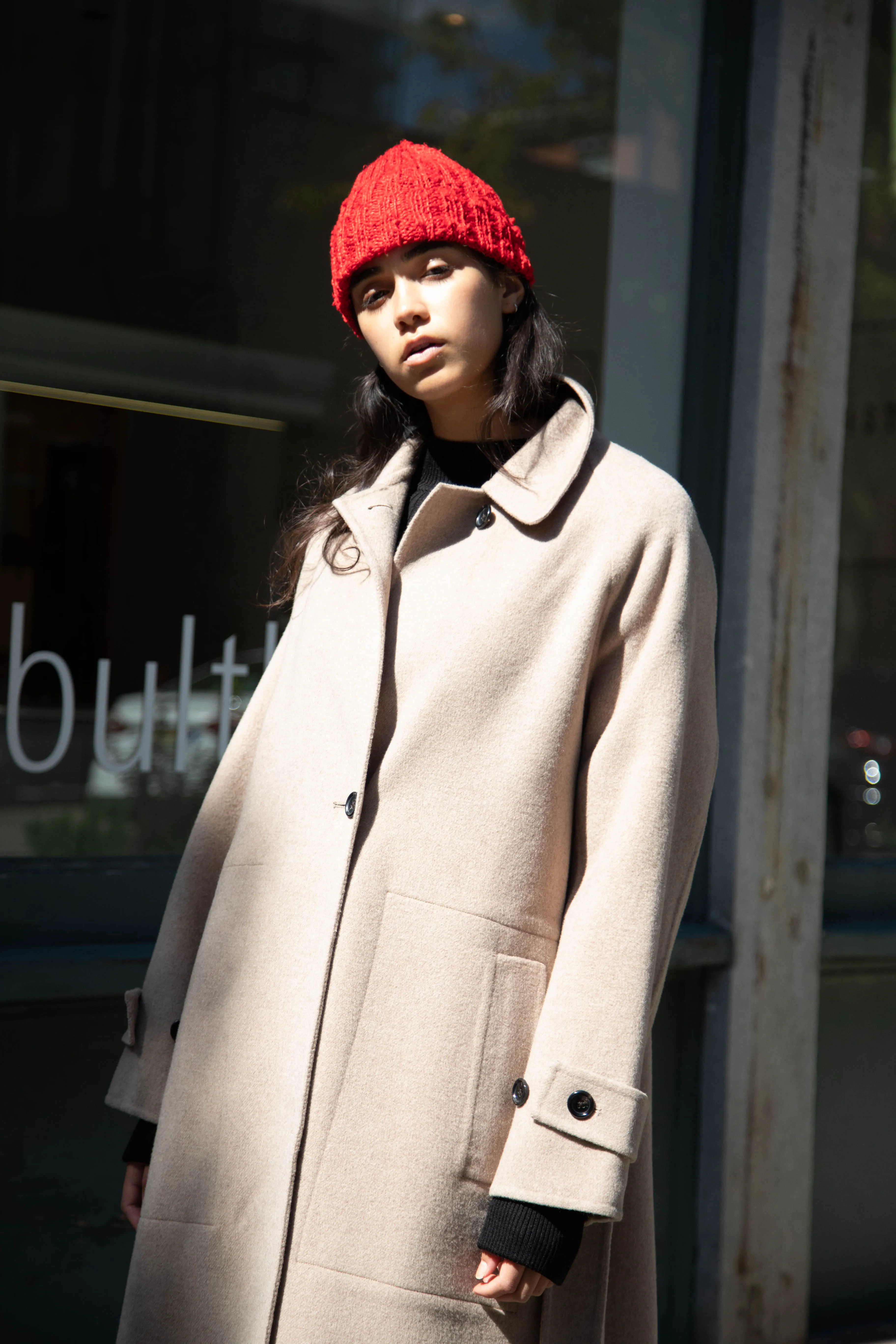 Nitto Gorro Hat in Red Silk