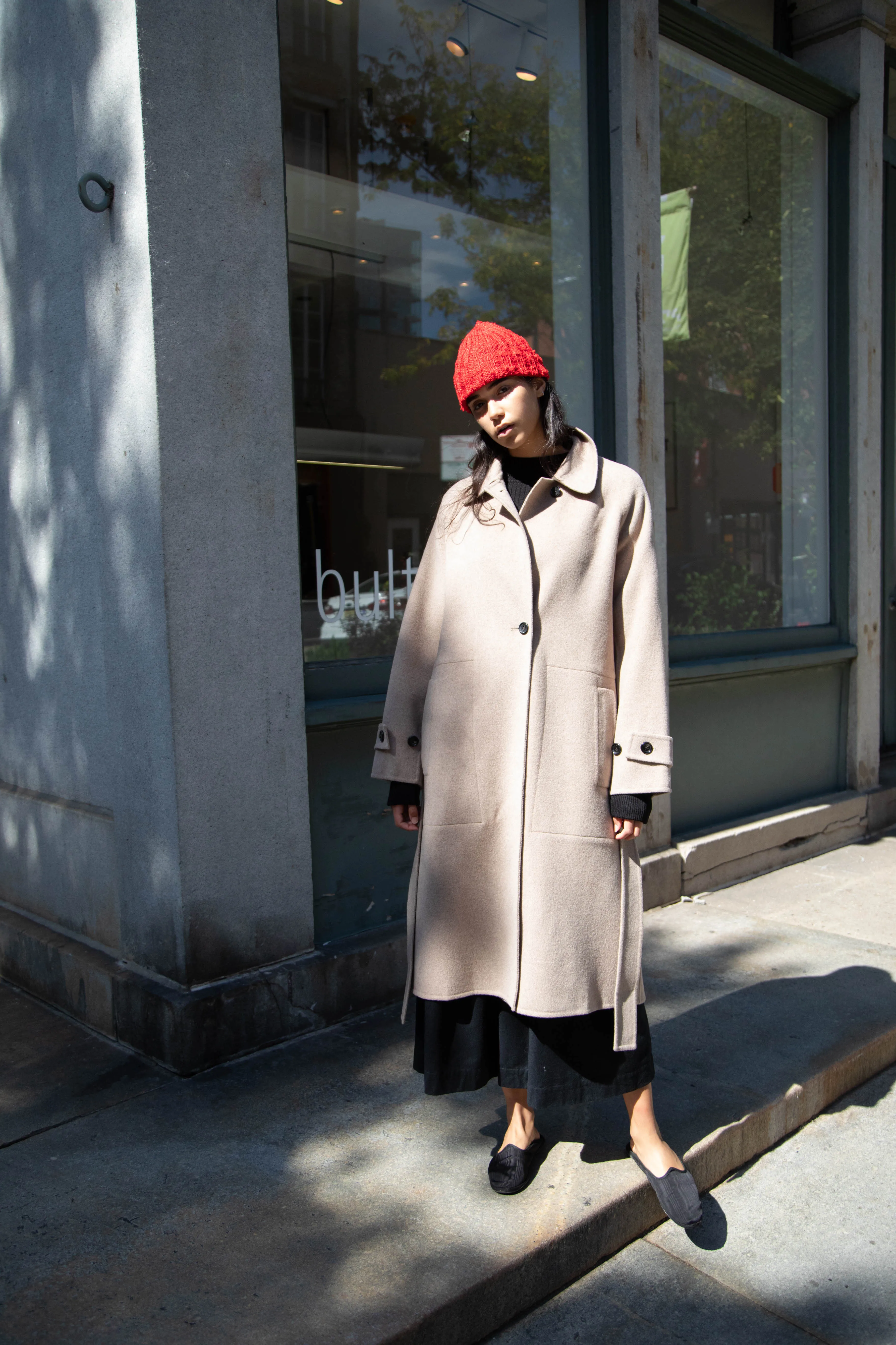 Nitto Gorro Hat in Red Silk