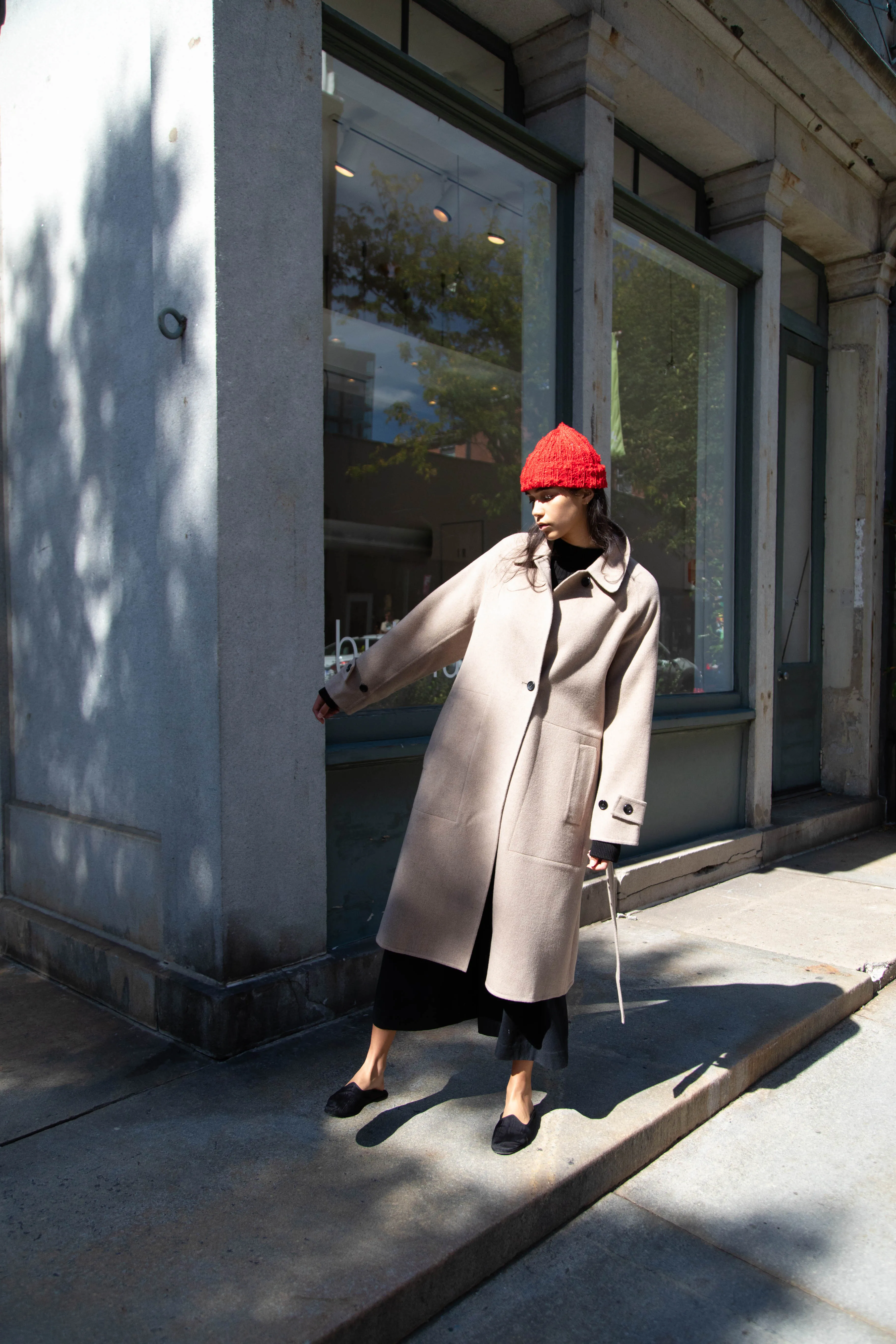 Nitto Gorro Hat in Red Silk
