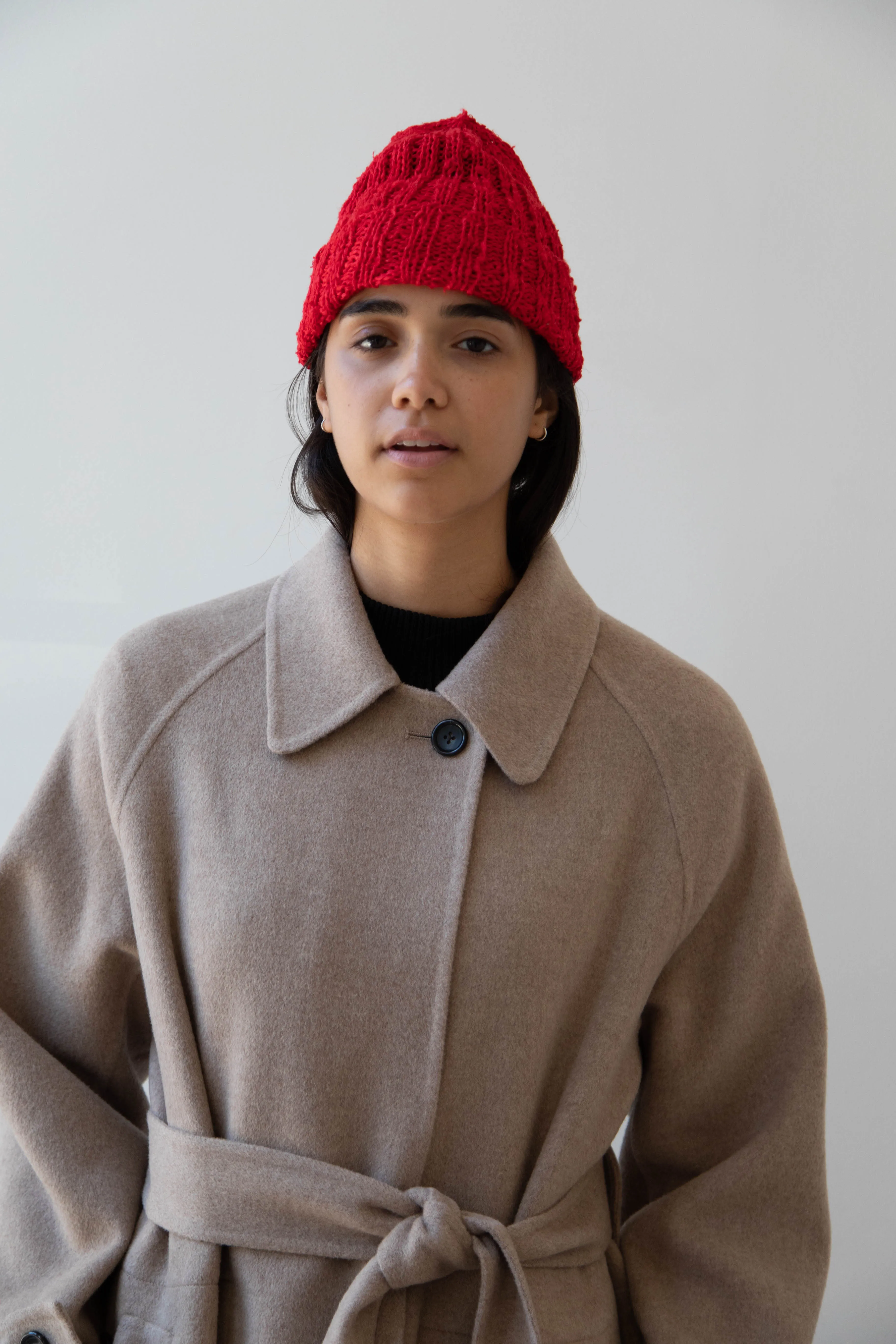 Nitto Gorro Hat in Red Silk