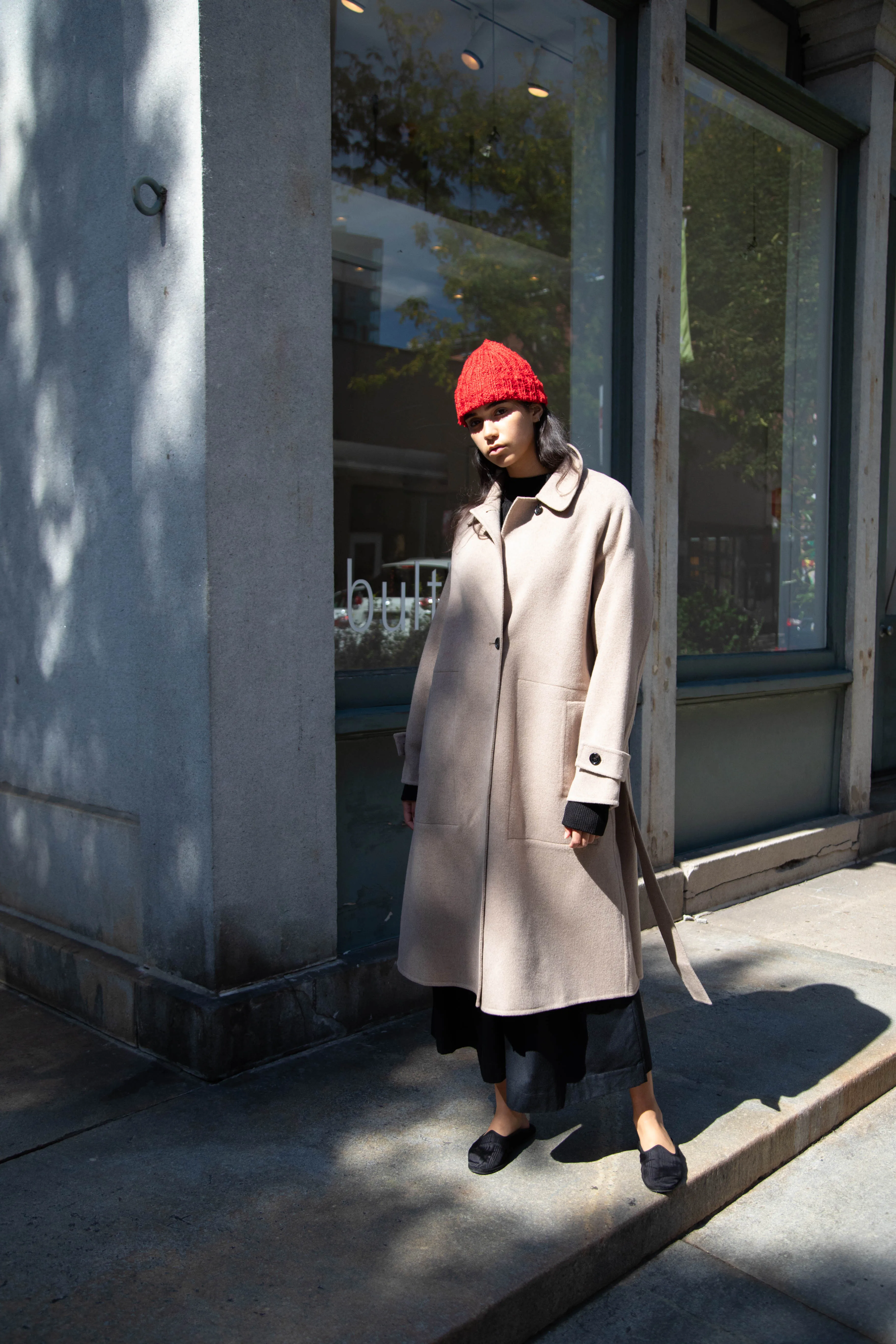 Nitto Gorro Hat in Red Silk
