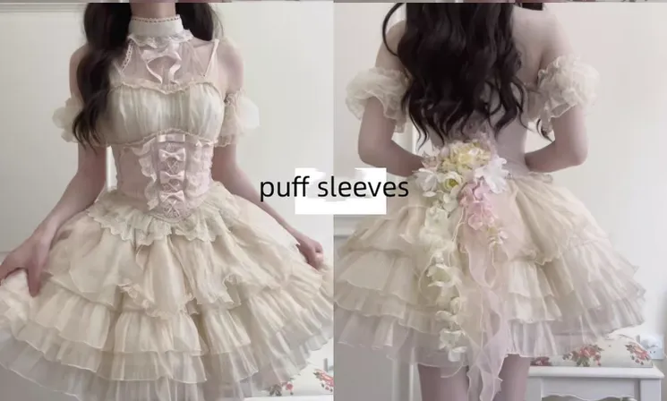Original Design~Heart Flutter Love~Sweet Lolita Accessoriy Set and Inner Wear Multicolors