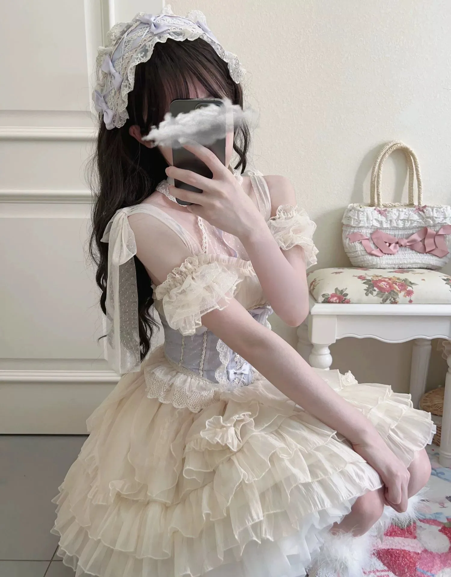 Original Design~Heart Flutter Love~Sweet Lolita Accessoriy Set and Inner Wear Multicolors