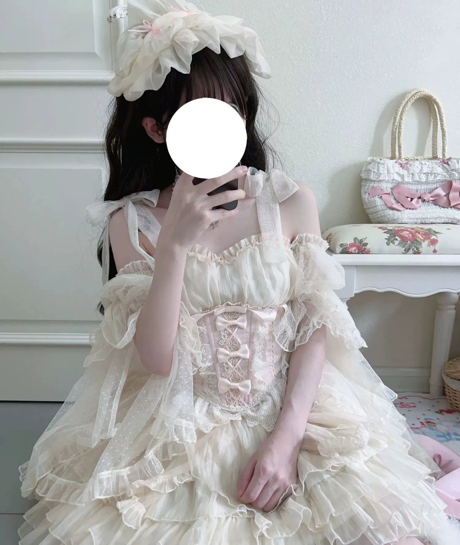 Original Design~Heart Flutter Love~Sweet Lolita Accessoriy Set and Inner Wear Multicolors