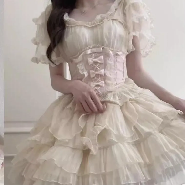 Original Design~Heart Flutter Love~Sweet Lolita Accessoriy Set and Inner Wear Multicolors