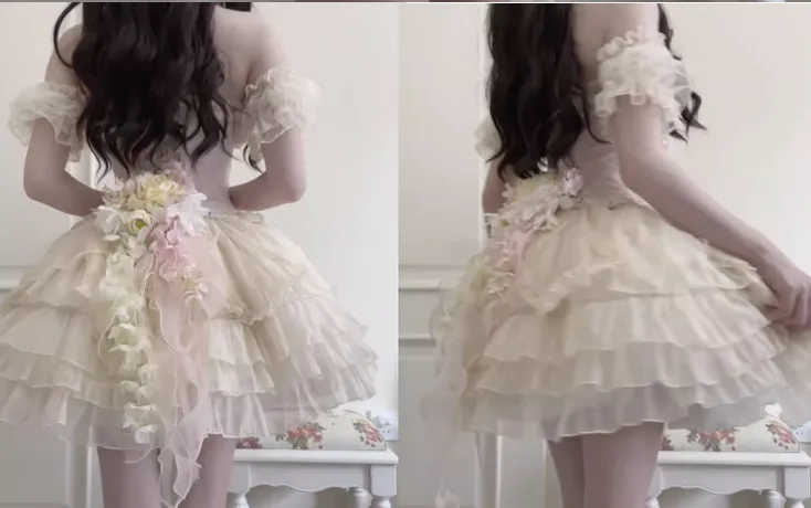 Original Design~Heart Flutter Love~Sweet Lolita Accessoriy Set and Inner Wear Multicolors