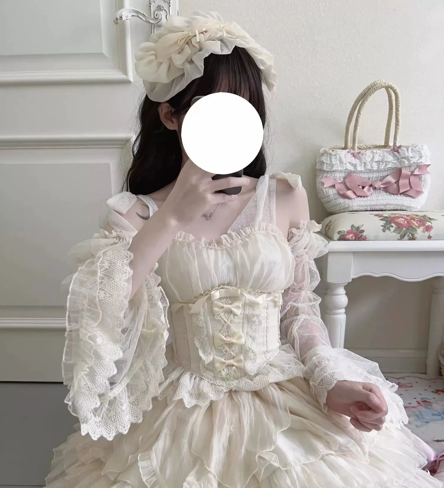 Original Design~Heart Flutter Love~Sweet Lolita Accessoriy Set and Inner Wear Multicolors