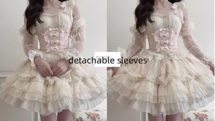 Original Design~Heart Flutter Love~Sweet Lolita Accessoriy Set and Inner Wear Multicolors