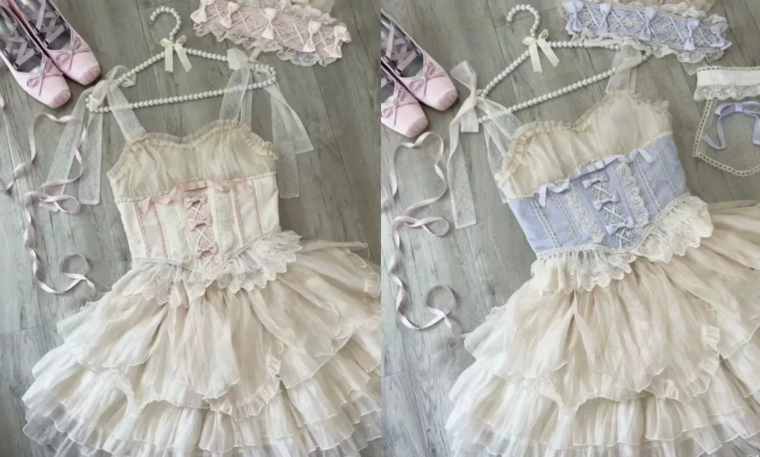 Original Design~Heart Flutter Love~Sweet Lolita Accessoriy Set and Inner Wear Multicolors