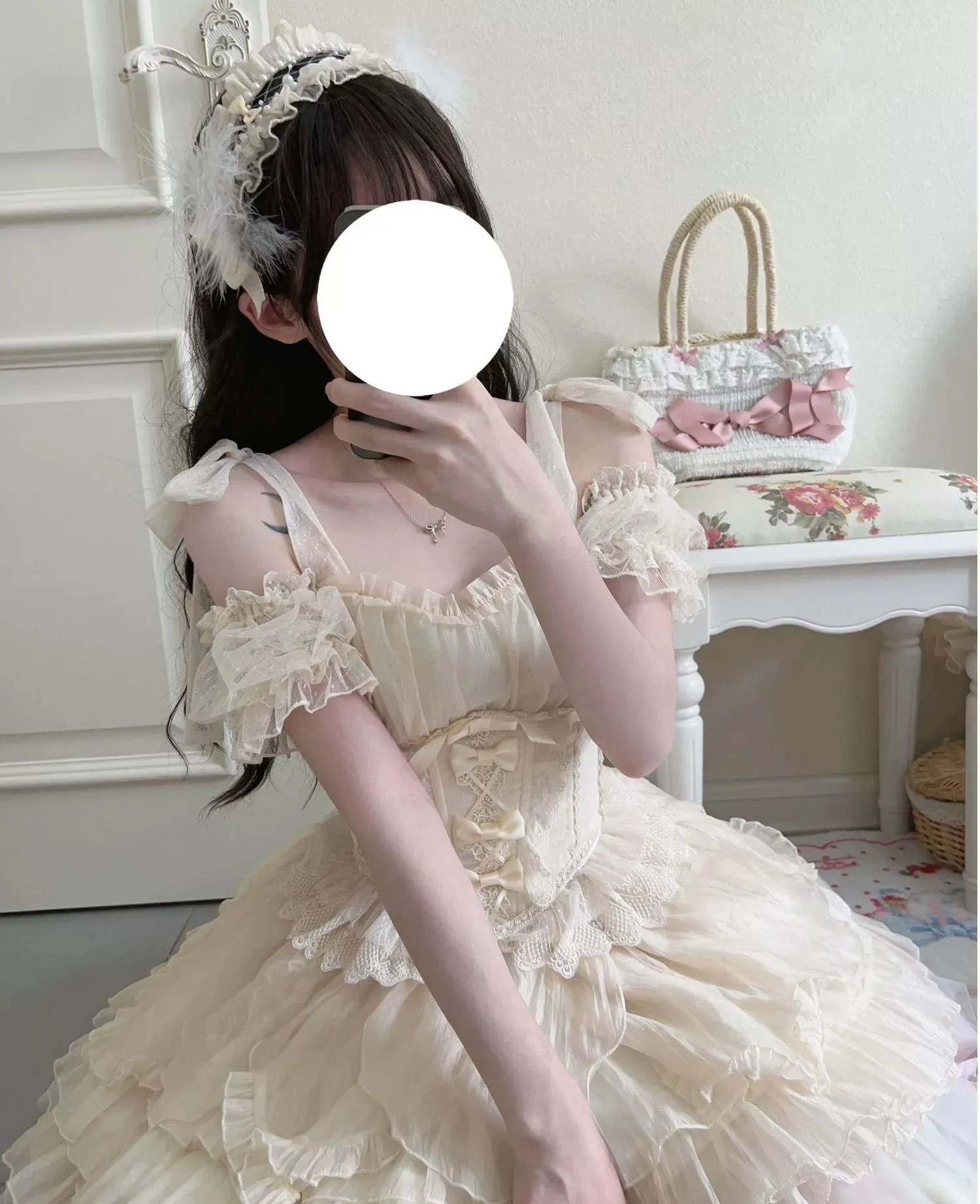 Original Design~Heart Flutter Love~Sweet Lolita Accessoriy Set and Inner Wear Multicolors