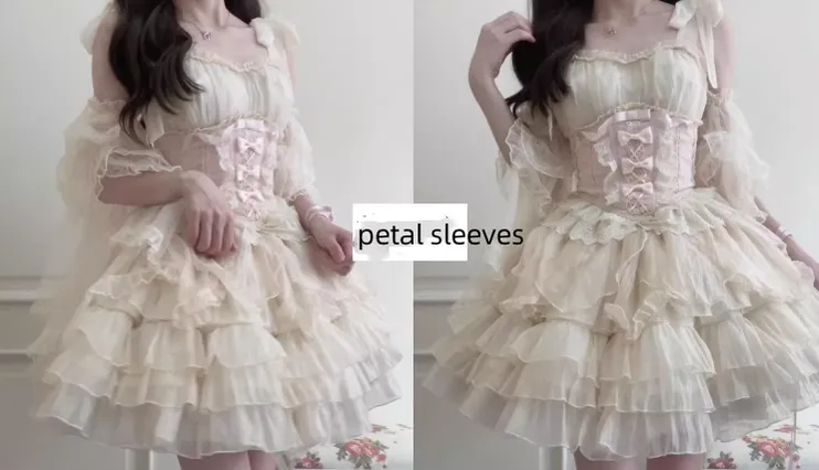 Original Design~Heart Flutter Love~Sweet Lolita Accessoriy Set and Inner Wear Multicolors