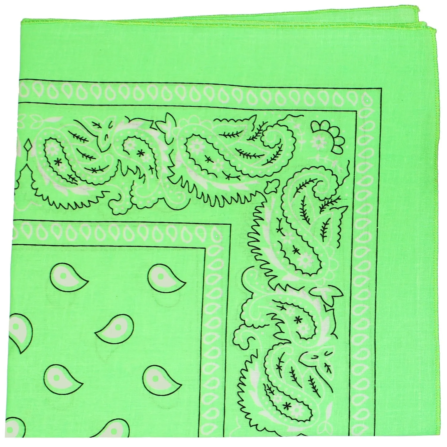 Pack of 18 XL Oversized Paisley Bandanas 27 Inches Polyester