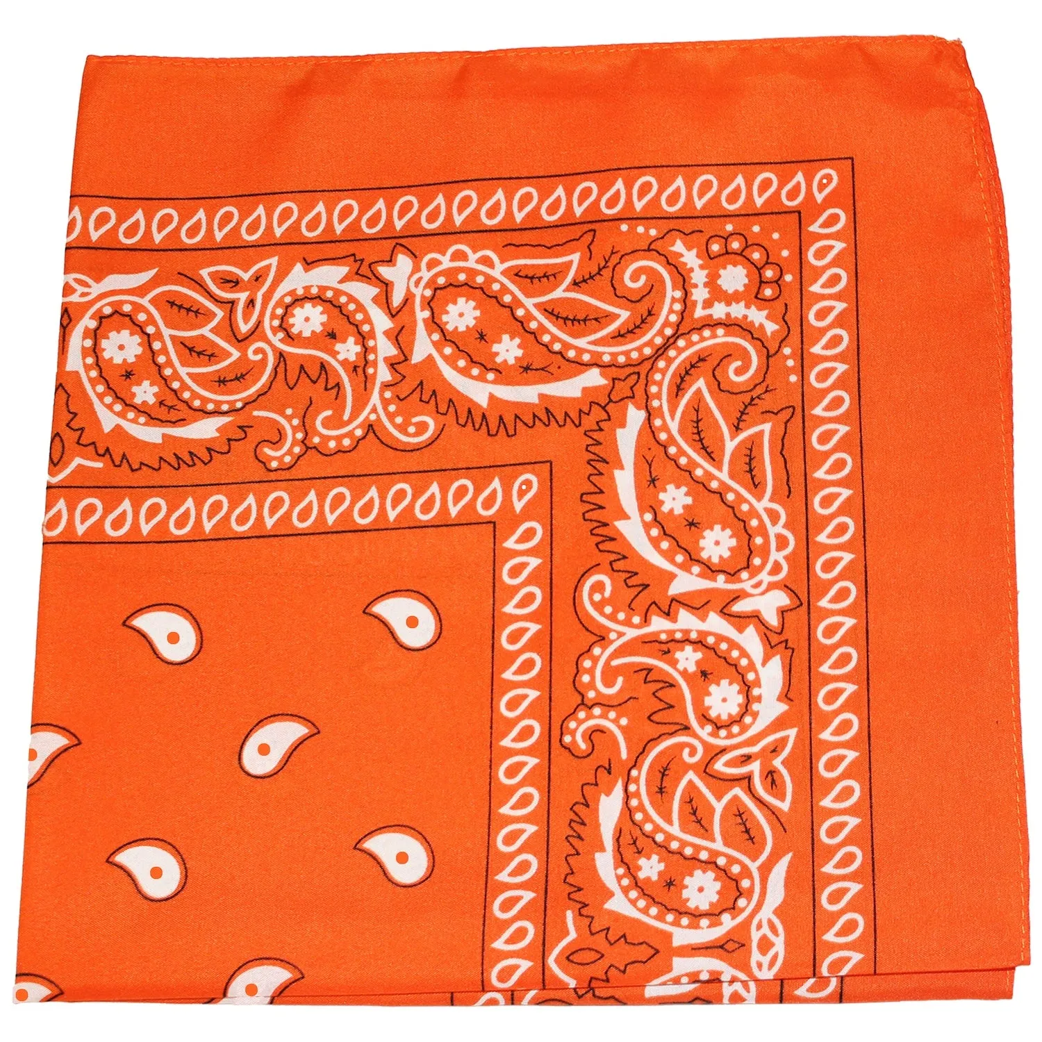 Pack of 18 XL Oversized Paisley Bandanas 27 Inches Polyester