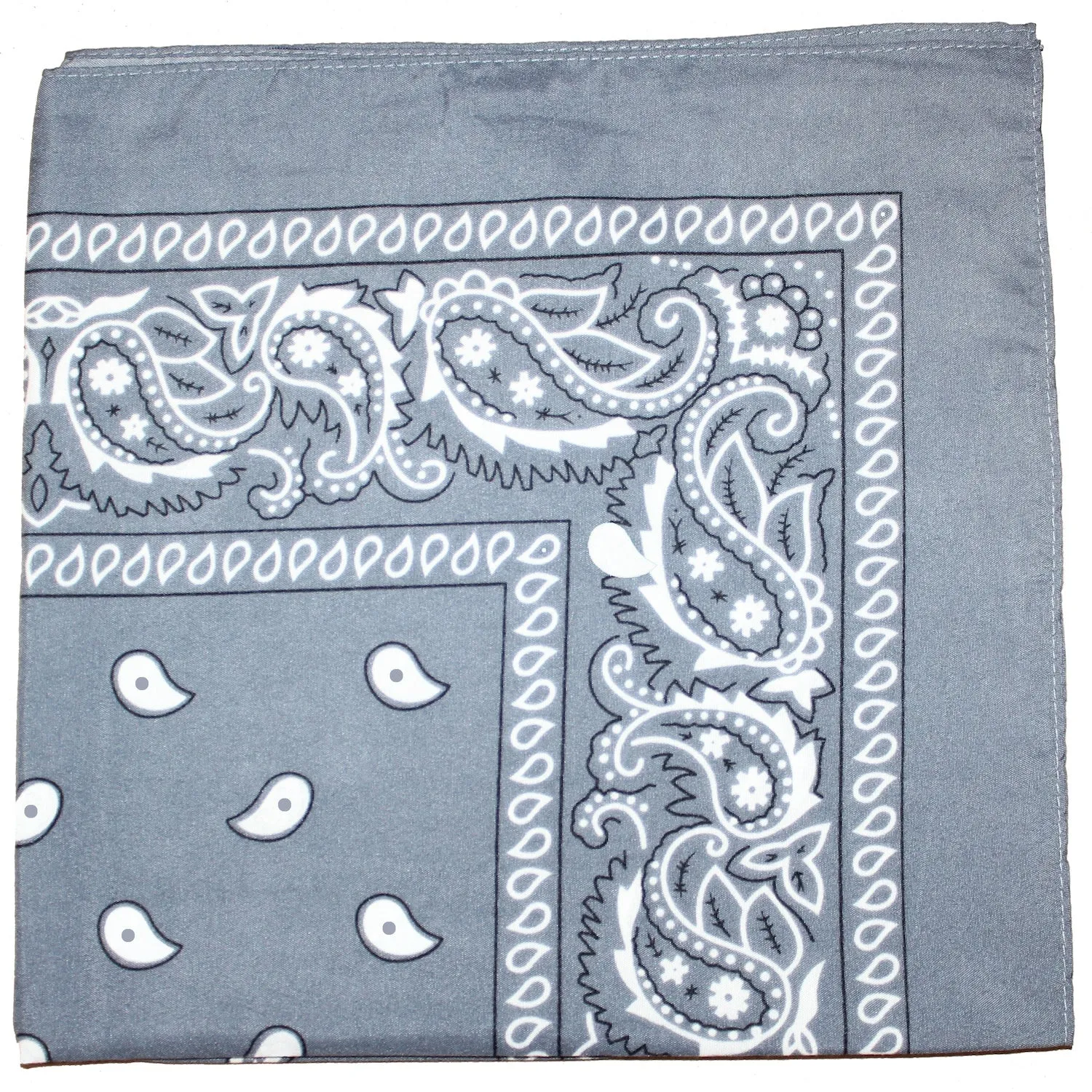 Pack of 6 XL Oversized Polyester Paisley Bandanas 27 Inches