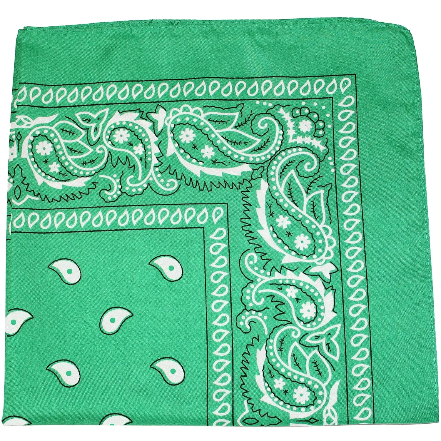 Pack of 6 XL Oversized Polyester Paisley Bandanas 27 Inches