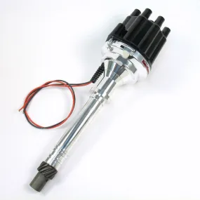PerTronix Flame-Thower Billet Distributor - Mechanical Advance - Black Socket Cap - Chevy Big, SB