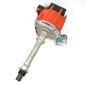 PerTronix Flame-Thrower Street/Strip HEI Distributor - Cast Housing - Magnetic Pickup - Vacuum Advance - Red Cap - Chevy Big, SB