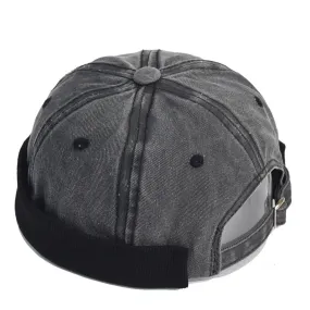 Pittsburgh Corduroy Hem Denim Docker Cap
