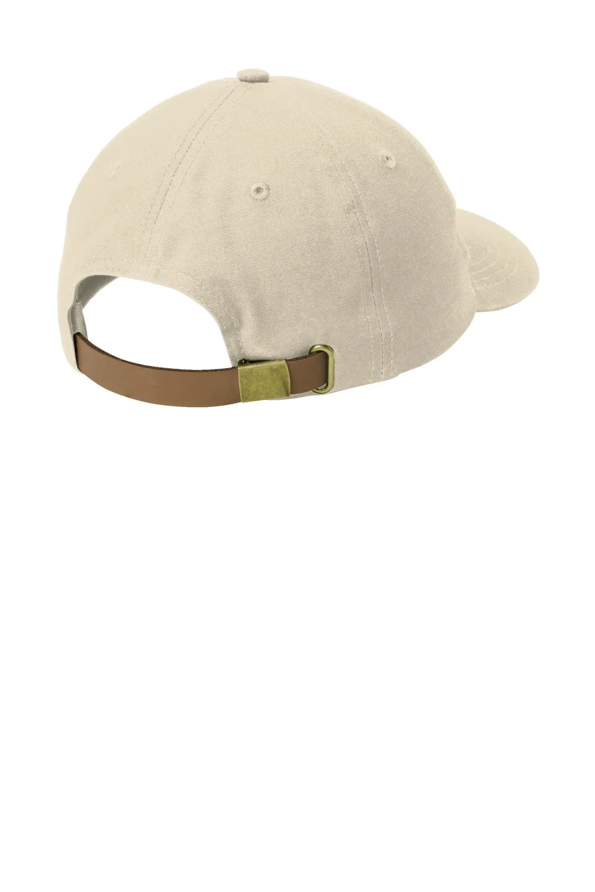 Port Authority Leather Strap Cap C963