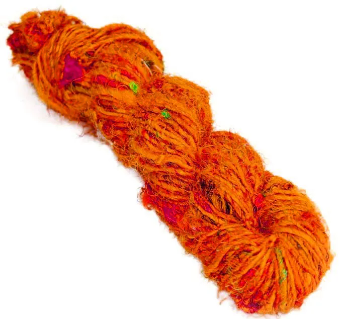 Recycled Sari Silk Yarn