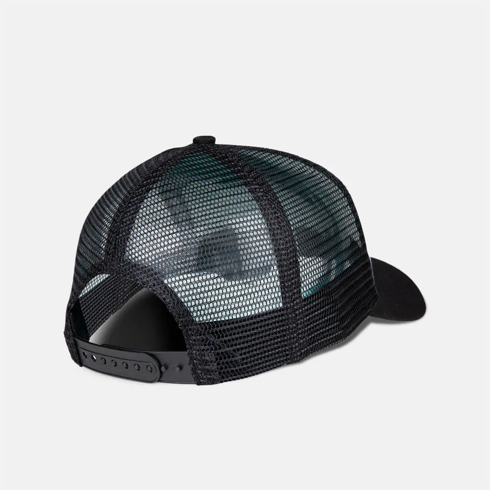Santa Cruz - Global Flame Oval Meshback Cap - White / Black