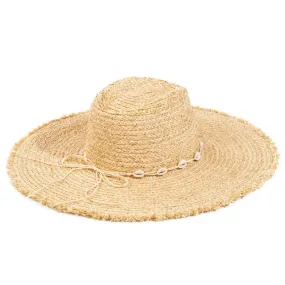 Shell Braid Cowrie Sun Hat