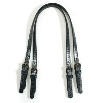 Shoulder Bag Straps: 28" Genuine Leather (2 Straps)