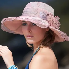 Silk Sun Hat UV Protection Fisherman Hat 2024 New Summer Hat