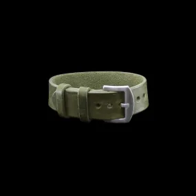 Single Pass Leather Watch Strap, 2-Keeper Pueblo Oliva