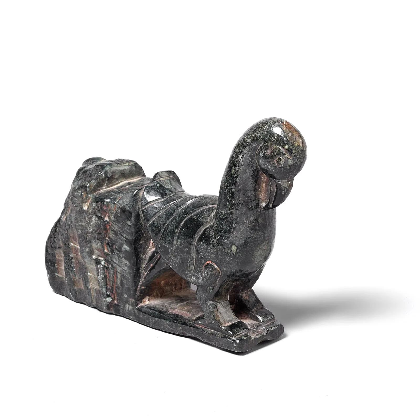 Soapstone Peacock Turban Hanger From Dungapur - 19th Century