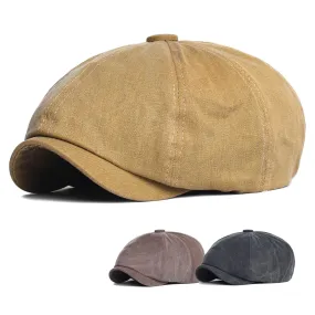 Stamford Vintage Cotton Newsboy Cap