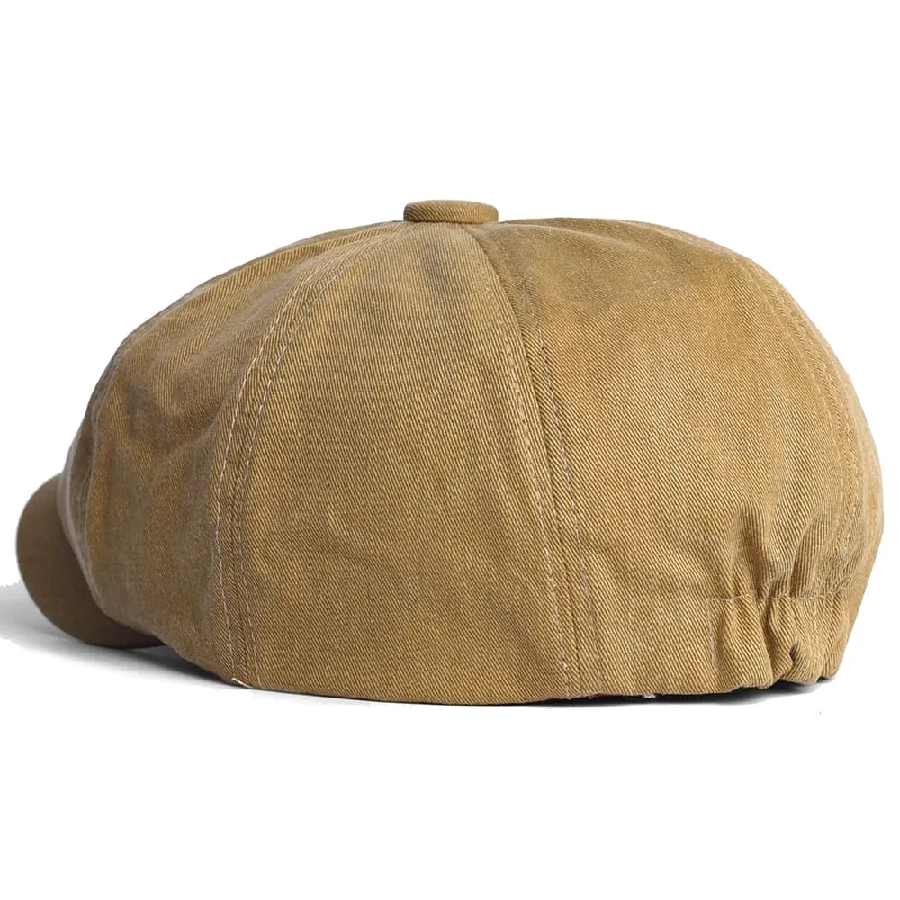 Stamford Vintage Cotton Newsboy Cap