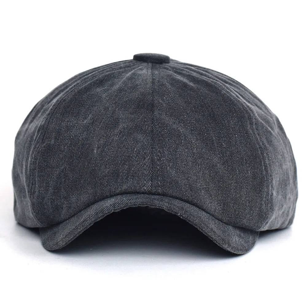 Stamford Vintage Cotton Newsboy Cap