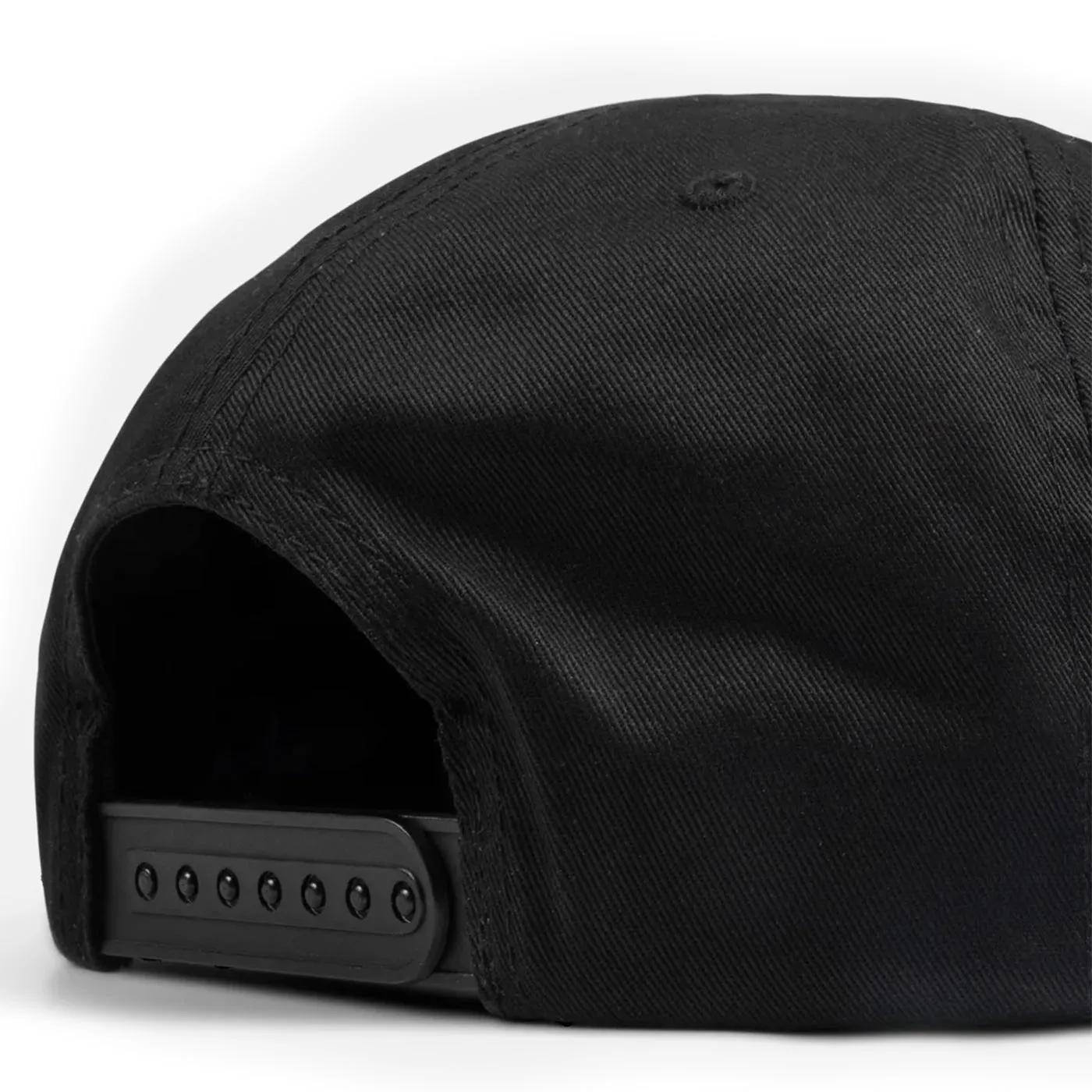Thrasher Flame Embroidered Snapback Cap - Black