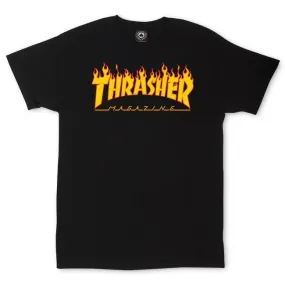 THRASHER FLAME LOGO T-SHIRT