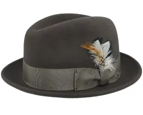 Tino Wool LiteFelt Fedora - Grey